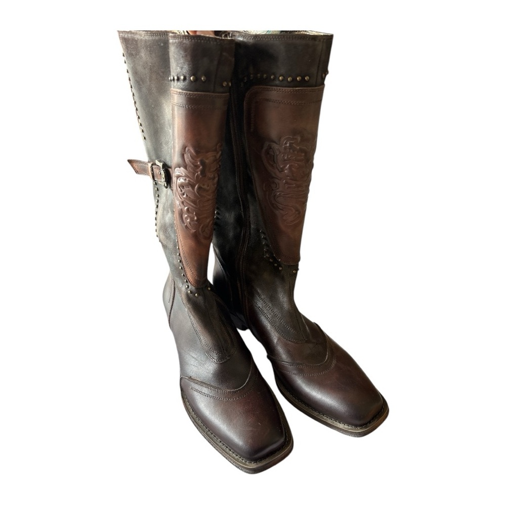 ✨ Mark Nason Brown Leather Boots ✨
